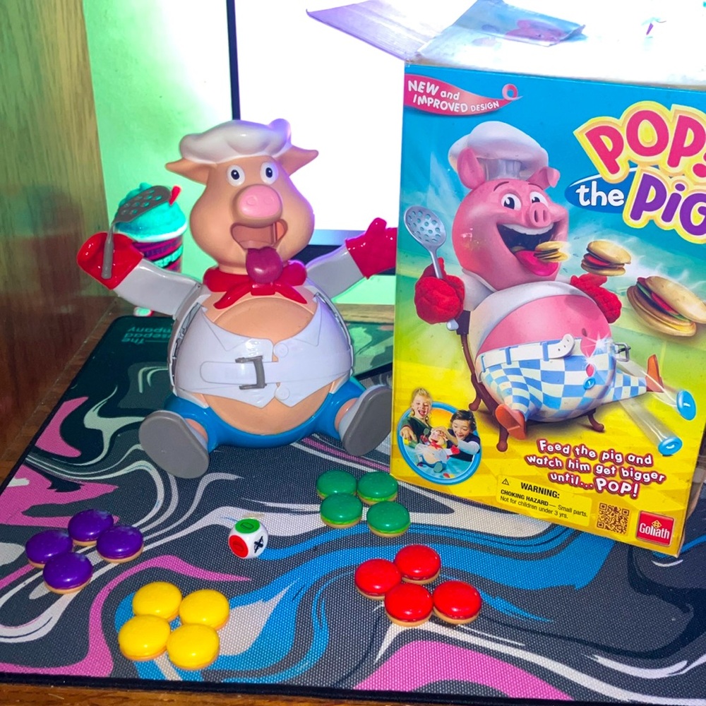 POP the PIG game with box